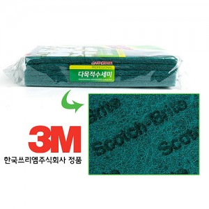 3M 다목적 수세미 업소용 청소용 (5개입) 스카치브라이트