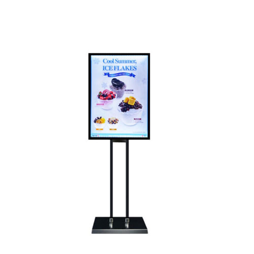 스탠드형 LED 라이트 패널 실내용 식당 입구 광고판 메뉴판 안내판 (B2 BLP)