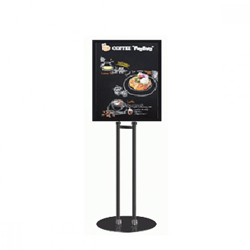 스탠드형 라이트 패널 실내용 식당 입구 광고판 메뉴판 (A2 흑색)