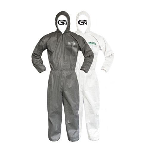 일회용 부직포 PP 원피스 작업복 보호복 방진복 (XL)